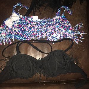 Fringe baiting suit tops